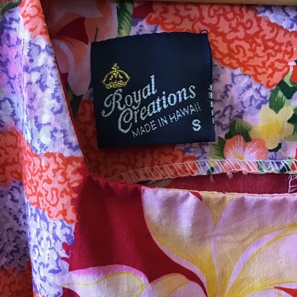 Royal Creations Hawaiian muumuu Dress, Size S - Picture 5 of 6